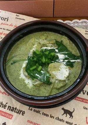 カブと鶏肉の薩摩芋グリーンポタージュ-レシピのメイン写真