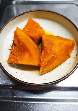 レンジで簡単!かぼちゃの薄甘煮-レシピのメイン写真