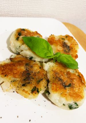 えびバジリコはんぺん焼き-レシピのメイン写真