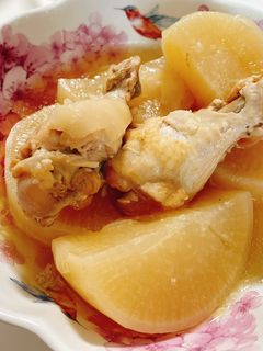 鶏手羽元と大根の塩煮♡圧力鍋-レシピのメイン写真