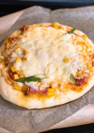 手ごねのピザ生地-レシピのメイン写真