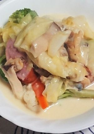 冬野菜のクリームシチュー-レシピのメイン写真