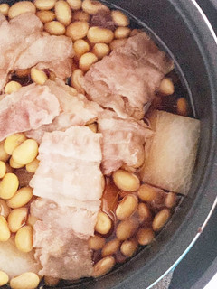電気圧力鍋で豚バラ肉&大根&大豆の煮物-レシピのメイン写真