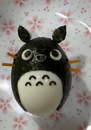 お弁当に！！ゆで卵deとなりのトトロ-レシピのメイン写真