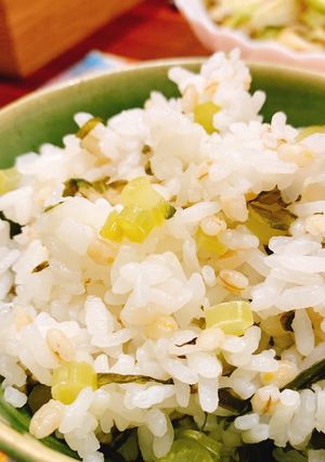 季節の味！大根葉のもち麦ご飯-レシピのメイン写真