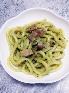 クリームジェノベーゼうどん-レシピのメイン写真