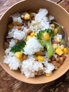 納豆とブロッコリーのサラダ風ご飯-レシピのメイン写真