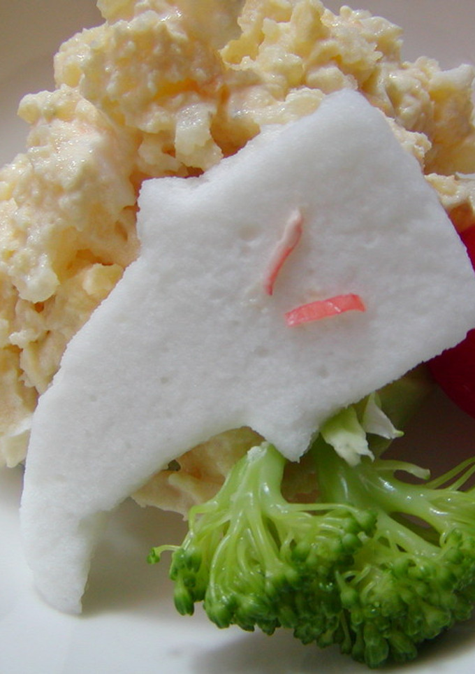 一反木綿くん★何匹でも簡単!キャラ弁-レシピのメイン写真