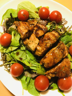 鶏肉ステーキメイプルシロップ&赤味噌タレ-レシピのメイン写真