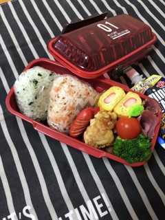 男子中学生弁当★ おにぎり弁当 5-レシピのメイン写真