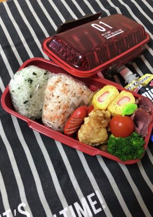 男子中学生弁当★ おにぎり弁当 5-レシピのメイン写真