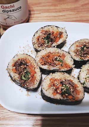 ガチで簡単に　韓国料理キンパ　-レシピのメイン写真