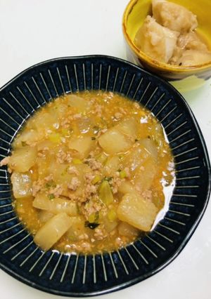 大根の麻婆豆腐!大根の葉も入れて!-レシピのメイン写真