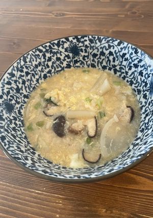 カブと椎茸のおじや-レシピのメイン写真