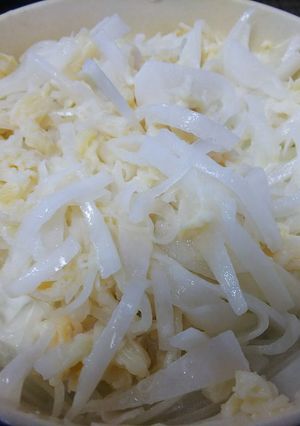 簡単美味・帆立貝柱と大根のマヨサラダ-レシピのメイン写真