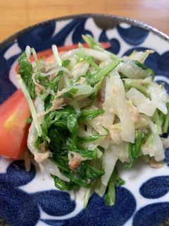 水菜と大根の梅ぇ〜サラダ-レシピのメイン写真
