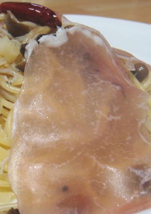シラスと生ハムのペペロンチーノ-レシピのメイン写真