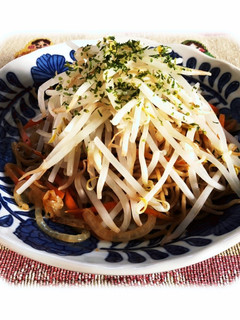 もやしのっけ焼きそば(作り置き編)-レシピのメイン写真