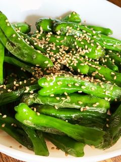 ししとうの麺つゆ炒め-レシピのメイン写真