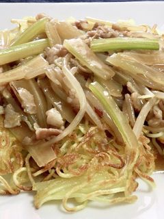 セロリあんかけ焼きそば-レシピのメイン写真