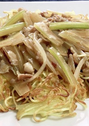 セロリあんかけ焼きそば-レシピのメイン写真