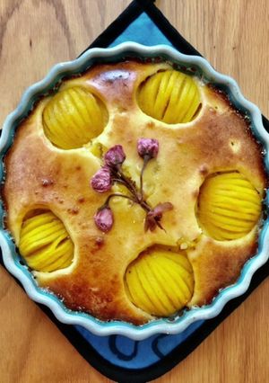 柿とヨーグルトのケーキ♪-レシピのメイン写真