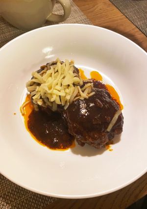 煮込みハンバーグのソース-レシピのメイン写真