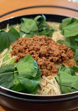 胡麻たっぷり坦々鍋[酒粕＆味噌]-レシピのメイン写真
