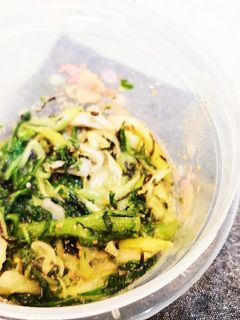 お鍋の残り物消費に☆春菊の中華風おひたし-レシピのメイン写真