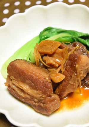 にんにくとしょうがたっぷり牛バラの角煮-レシピのメイン写真
