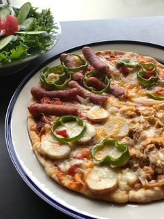 超簡単☆乗せて焼くだけ?ずるっ子ピザ-レシピのメイン写真