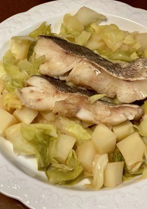 まだらの野菜蒸し-レシピのメイン写真