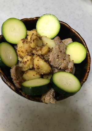 サツマイモと豚ヒレのハニーマスタード焼き-レシピのメイン写真