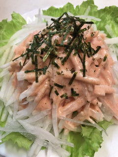 大根シャキッとサラダ たらこドレッシング-レシピのメイン写真