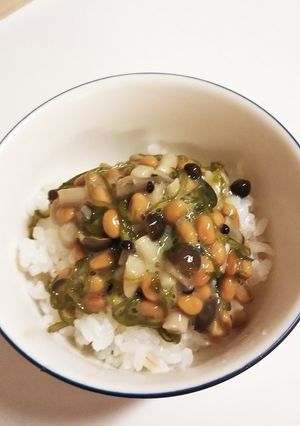 しめじ納豆ご飯-レシピのメイン写真