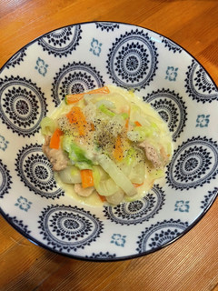 白菜の豆乳クリーム煮-レシピのメイン写真