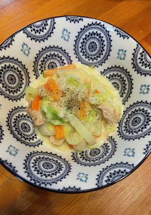 白菜の豆乳クリーム煮-レシピのメイン写真