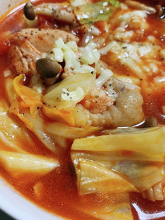 簡単◎キャベツと鶏肉のトマトスープ-レシピのメイン写真