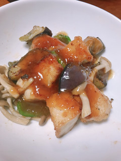 メカジキと野菜のおろしソース-レシピのメイン写真
