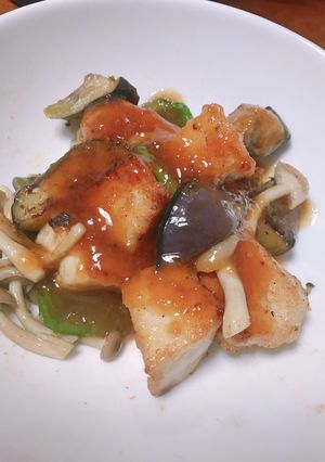 メカジキと野菜のおろしソース-レシピのメイン写真