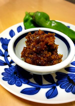 【私のための覚書】旨辛ピーマン味噌-レシピのメイン写真