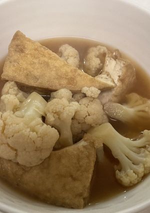 カリフラワーと厚揚げのほっこり煮物-レシピのメイン写真