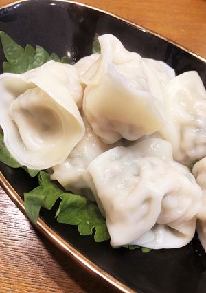 蓮根と大葉の水餃子-レシピのメイン写真