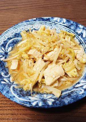 鶏野菜炒めピリ辛味噌風味-レシピのメイン写真
