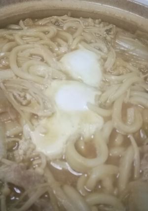 簡単お昼に、煮込まない味噌煮込みうどん-レシピのメイン写真