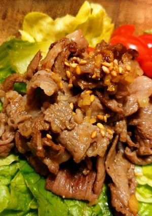 牛肉のサッパリ簡単サラダ風-レシピのメイン写真