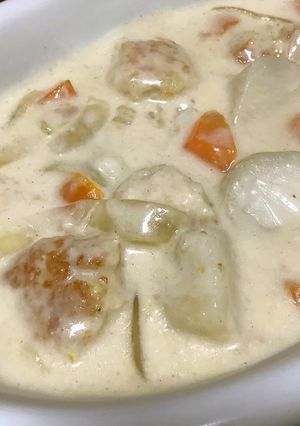 鶏肉団子と里芋のあったかシチュー♪-レシピのメイン写真