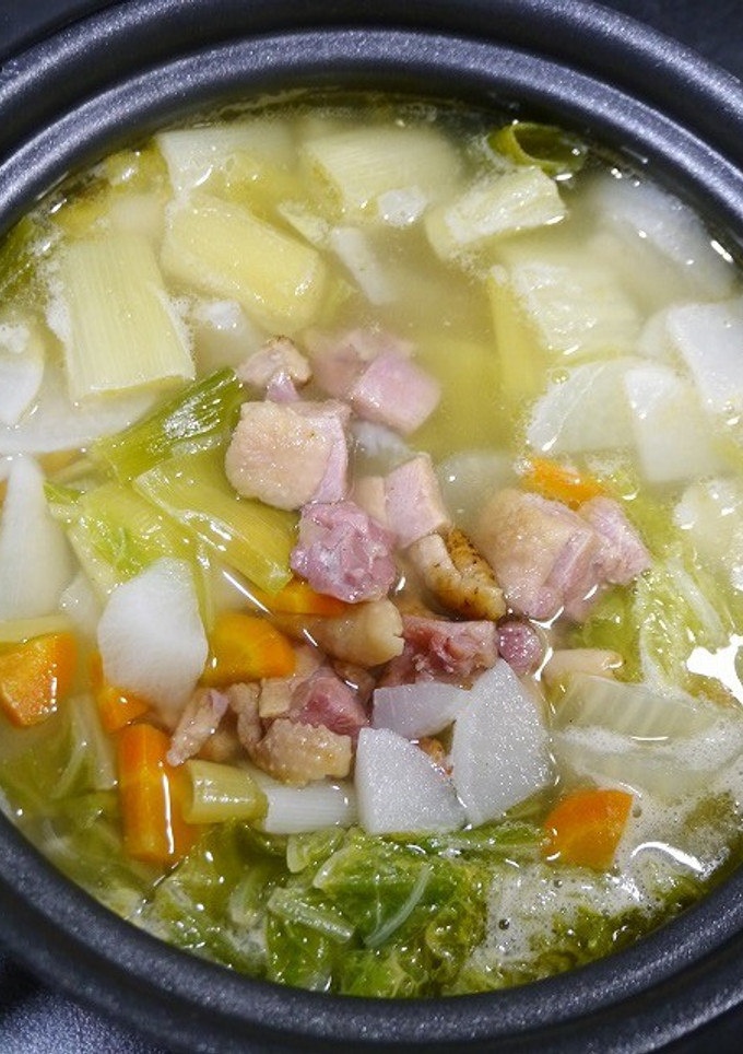 簡単！やきとり缶鍋☆ゆずこしょう味-レシピのメイン写真