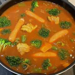 รูปของ 市販のルーでカレー鍋