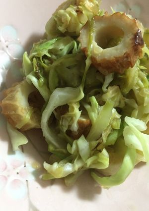 わたしの♪竹輪とキャベツのさっぱり炒-レシピのメイン写真